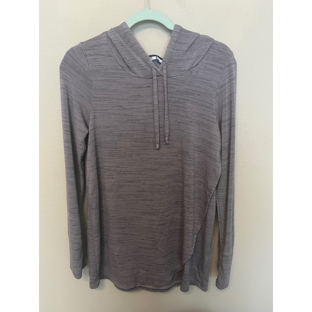 1st‎ Love Peace Gray Heathered Hoodie Sweatshirt Made in USA Size M